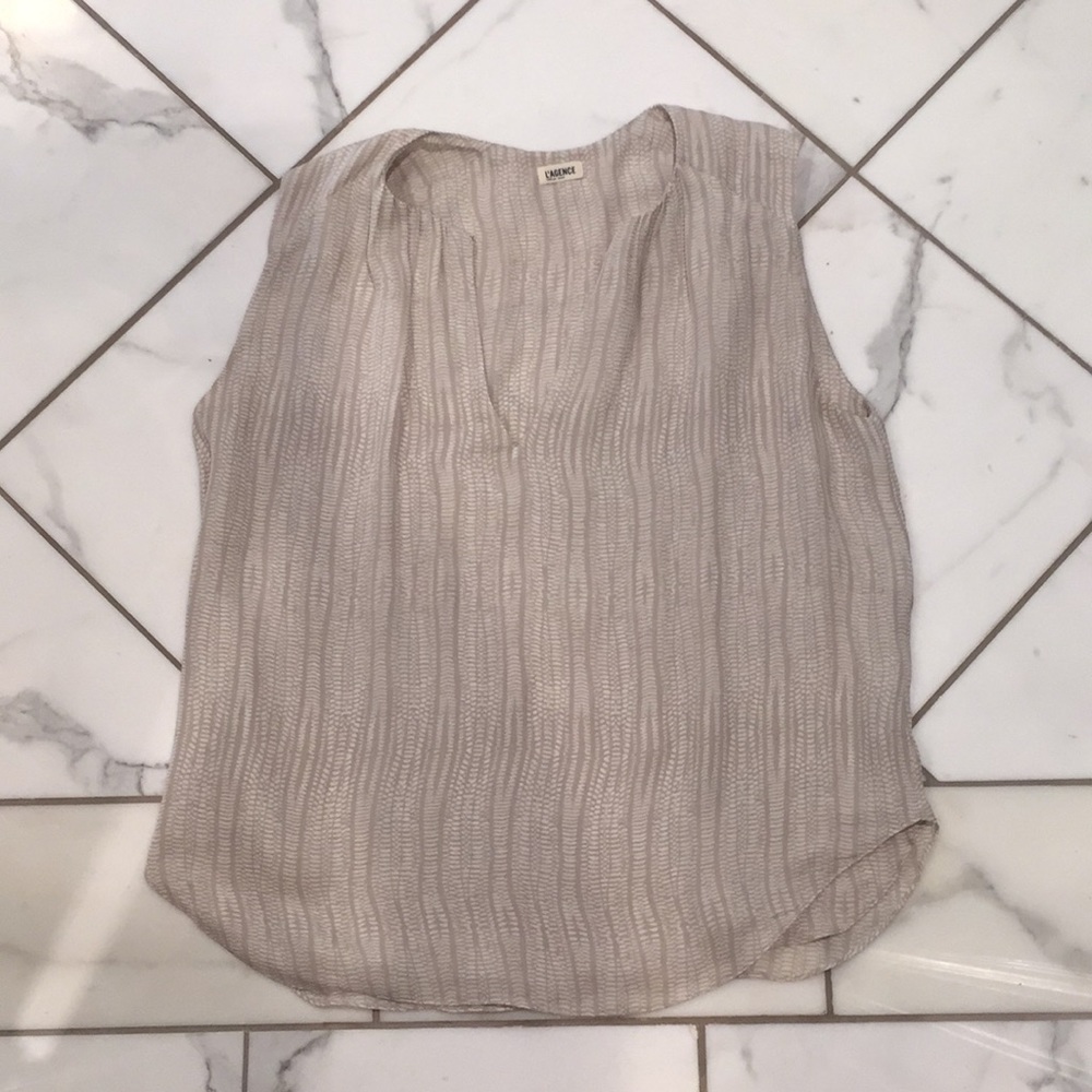 L’agence silk blouse